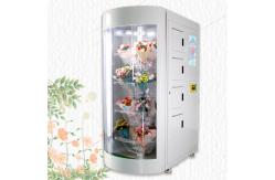 China OEM ODM Fresh LCD Flower Vending Machine With Transparent Shelf supplier