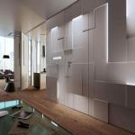 2019 Modern Restaurant Conference Room Wooden Sliding Folding 100 mm Partition Wall for sale