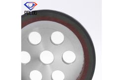 China Brown Surface Grinding Wheel Hardness Slate Diamond Cup Wheel supplier