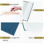 6.5'' x 8.5'' Spiral Student Weekly Planner Night Blue Softcover