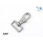 Metal Button Push Bag Snap Hook Hand Polished With Hanging Plating
