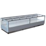 Remote Type Island Freezer Chest Display Freezer Sliding Glass Lid open top island freezer for sale