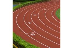 China Anti Fatigue 9mm Thickness Jogging Track Material Rubberized Track Surface supplier