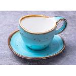 90ml 250ml Multicolour Rustic Stoneware Coffee Mugs Saucer Set
