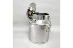 China Metal Condensed SS Storage Containers 15L Milk Pail With Lid supplier