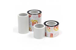 China Batch Code Hot Stamp Black Thermal Transfer Ribbon Cold Proof 32mm Width supplier