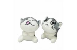 China 15cm Cat Plush Keychain With Polypropylene Cotton Filling supplier