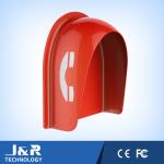 Fiberglass Reinforced Polyester Acoustic Phone Booth Pillar Dust Proof For Streets for sale