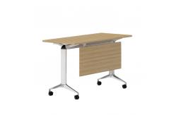 China 55 Inch Training Room Table Stackable Movable Training Table 25mm Thickness supplier