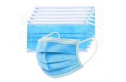 China PP SMS Polyester Disposable 3 Layer Face Mask White Color FFP1 FFP2 Protective supplier