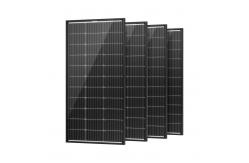 China 400 Watt Panel Solar Bifacial Monocrystalline Solar Cells With Black Frame supplier