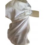 Long Shawl Polyester ESD Cap Anti Static Hat For Dust Free Area Many Colors Available for sale