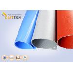 Suntex Woven Thermal Insulation Cloth High Silica Coated With Red Silicone Rubber for sale
