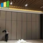 Easy And Quick Installation Folding Partition Wall Retractable Partition Walls with Hanging Track System for sale