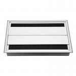 Hidden Cables Aluminium Desktop Socket Box Socket Cable Storage Box