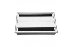China Hidden Cables Aluminium Desktop Socket Box Socket Cable Storage Box supplier