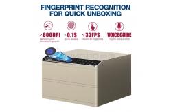 China Double Layers Auto Open Safe For Documents And Jewelry With Solid Steel supplier