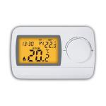 Smart Wired Room Programmable Thermostat For Gas Boiler 5-35℃ LCD Digital Display for sale
