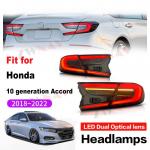 China Car Tail Light 2022 model For Honda 11th generation Civic LED headlamp dual lens assembly modification for sale
