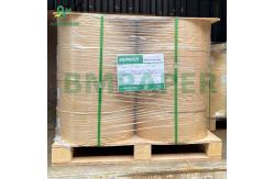 China 40 GSM White Waxed Paper Rolls Waxed On Both Sides Grease Resistant supplier