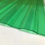 Translucent Light-Diffusing Polycarbonate Wave Tiles for Natural Lighting and Weather Protection for sale