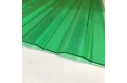 China Translucent Light-Diffusing Polycarbonate Wave Tiles for Natural Lighting and Weather Protection supplier