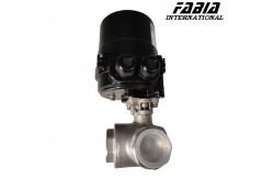 China High-Performance Threeway Ball Valve Electric Operation For Industrial Needs supplier