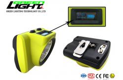 China ABS Case 348lum 25000lux 2.96W LED Miners Cap Lamp supplier