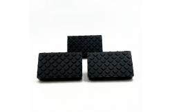 China Custom Manufacturing Of Corrosion-Resistant Industrial Black Rectangular Foot Pads supplier