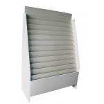 Multiple Layers Sloped MDF Greeting Card Display Stand for sale