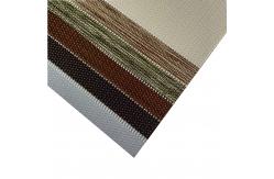 China 2.85m Window Rolling Shutter Blackout Zebra Blinds Fabric 50mm 75mm supplier