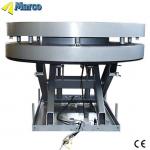 Marco Single Scissor Lift Table with Turntable Stationary Running Mode and Customization for sale
