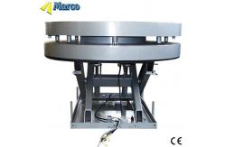 China Marco Single Scissor Lift Table with Turntable Stationary Running Mode and Customization supplier
