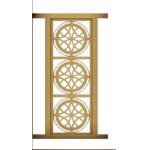 Solid Brass Casting Screens , Brass Decorative Partition Wall Spot for sale