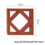 Courtyard Jali Hollow Decorative Terracotta Bricks Window Perforated Wall Tiles for sale