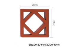 China Classical Decorative Hollowed Garden Wall Bricks Perforated supplier