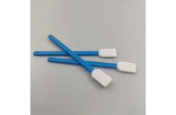China Plotter Printerhead Cleaning Swabs Polyester Surface Flat Microfiber Tip supplier