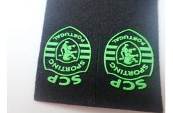 China Embossed Felt Backing Injection Rubber Custom Clothing Patches supplier