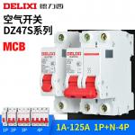 DZ47s Miniature Circuit Breaker , Electric Circuit Breaker 1~63A 80~125A for sale