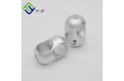 China Silver Rope Cross Playground Rope Connector Aluminium 16mm 34g supplier