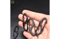 China OEM ODM Double Snap Spring Clip Metal Accessories S Hook Carabiner supplier