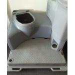 Environmental protection plastic mobile toilet rotoplastic mold integrated molding mold products for sale