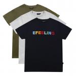 Embroidered 100% Polyester Short Sleeve Tee Shirt Machine Washable for sale