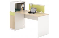 China L1500/1700mm Wooden Office Computer Table SGS Office Desk Computer Table supplier