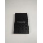 Modern Luxury Electronics Packaging Box Black Art Paper With Hot Stamp Foil Surface Finish for sale