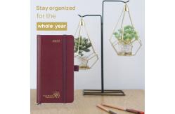 China Bordeaux 2023 Weekly Pocket Planner With Yearly And Monthly Schedules supplier