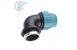 China Irrigation PP Compression Fitting Plastic Assembly Connector Female Bend supplier