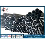 60ft Steel Tubular Electric Pole Commercial Area Galvanized Octagonal 30mm for sale