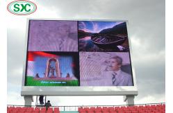 China P8 Led Stadium Advertising Boards , Sports Perimeter Led Display 6000cd Brightness supplier