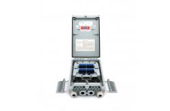 China Indoor Outdoor ABS FTTH Fiber Optic Distribution Box Waterproof supplier